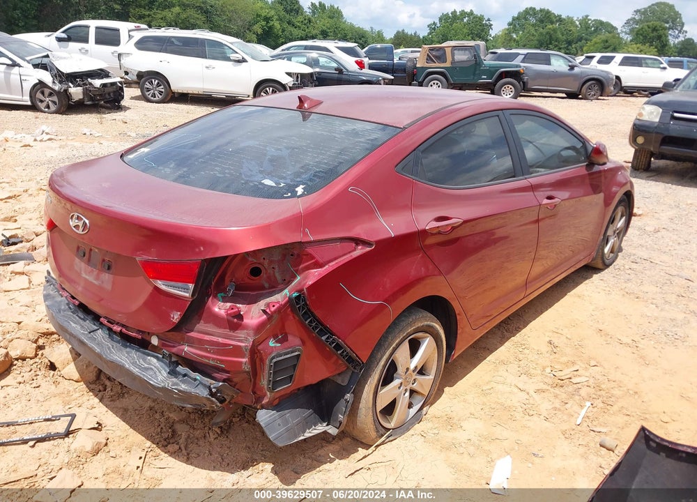 2013 HYUNDAI ELANTRA GLS VIN: 5NPDH4AE4DH253388