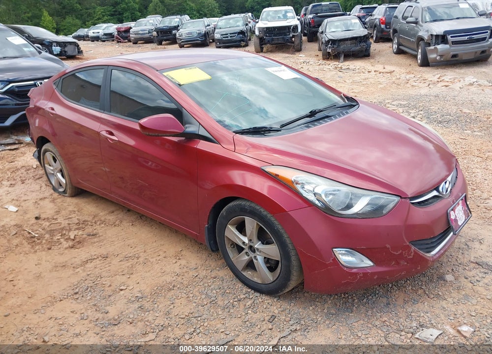 2013 HYUNDAI ELANTRA GLS VIN: 5NPDH4AE4DH253388