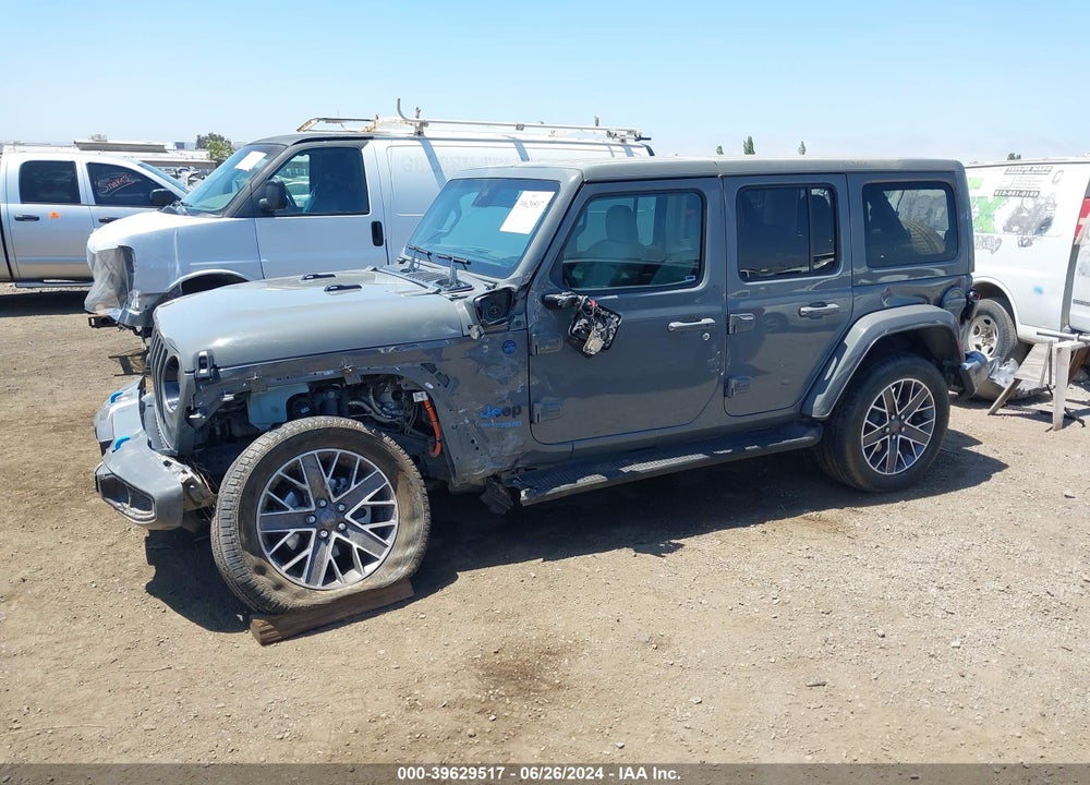 2022 JEEP WRANGLER 4XE UNLIMITED HIGH ALTITUDE 4X4 VIN: 1C4JJXP66NW187124