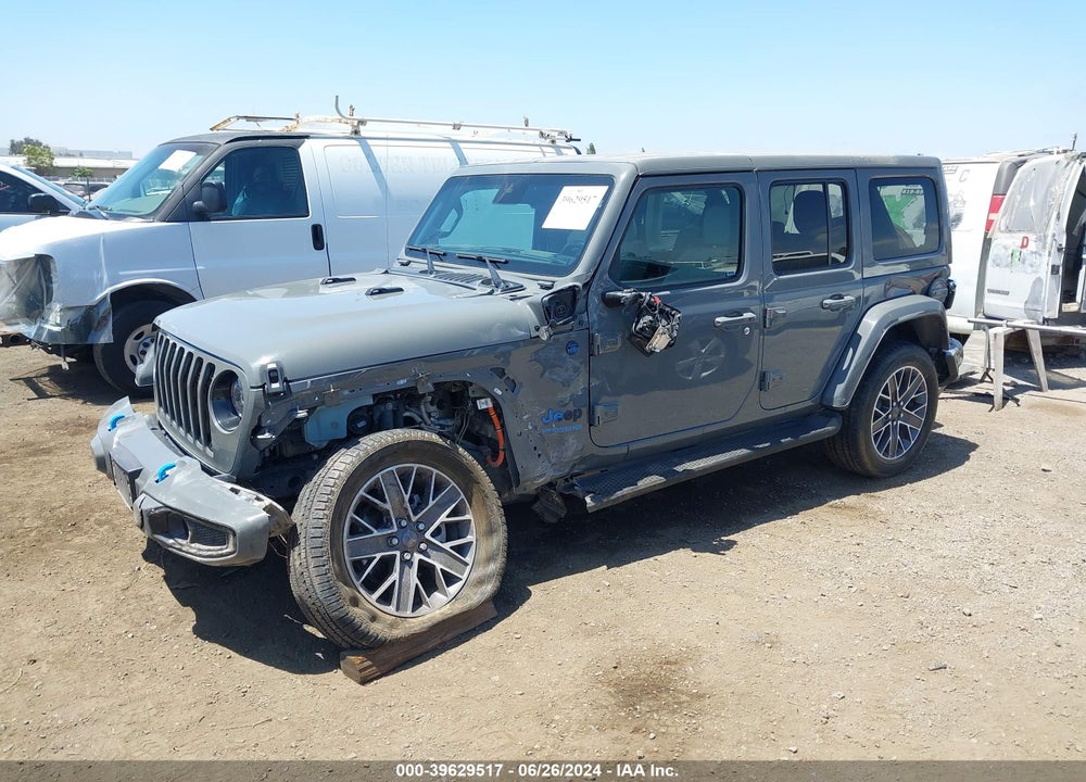2022 JEEP WRANGLER 4XE UNLIMITED HIGH ALTITUDE 4X4 VIN: 1C4JJXP66NW187124