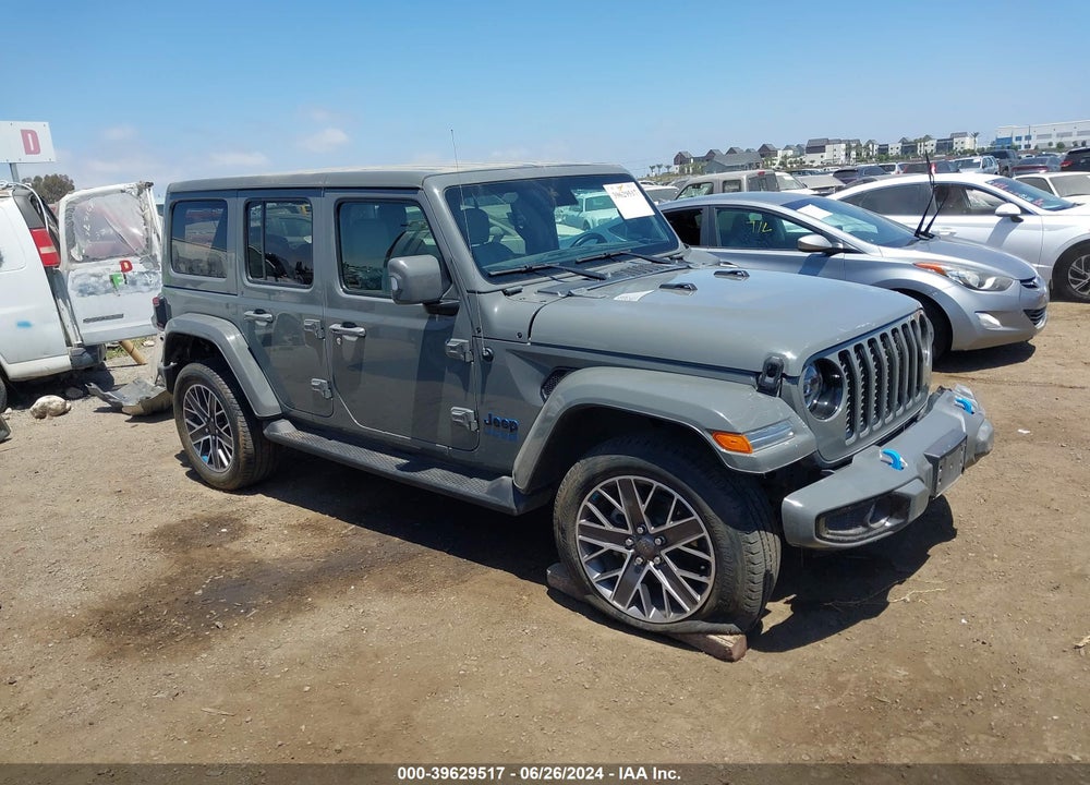 2022 JEEP WRANGLER 4XE UNLIMITED HIGH ALTITUDE 4X4 VIN: 1C4JJXP66NW187124