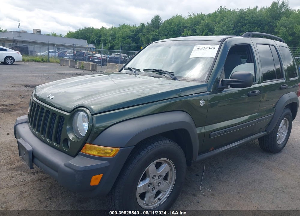 2006 JEEP LIBERTY SPORT VIN: 1J4GL48K66W287508