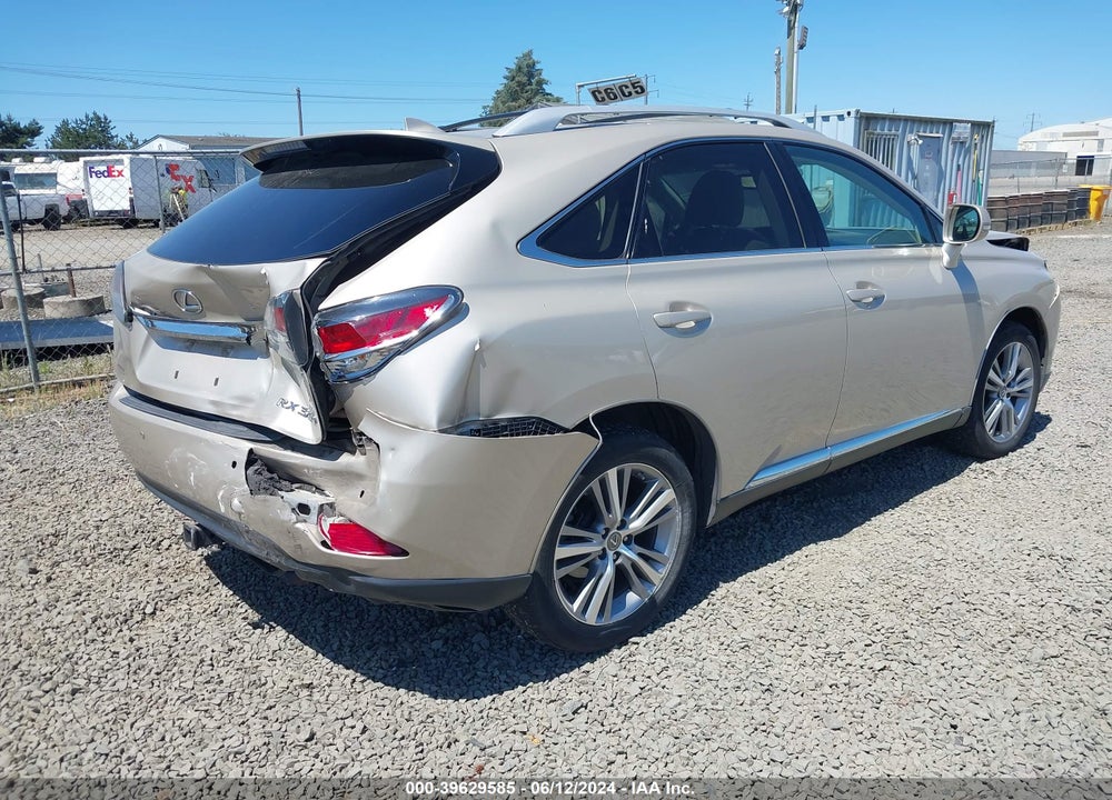 2015 LEXUS RX 350 VIN: 2T2BK1BA4FC289831