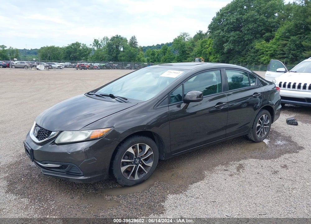 2013 HONDA CIVIC EX VIN: 19XFB2F80DE214352