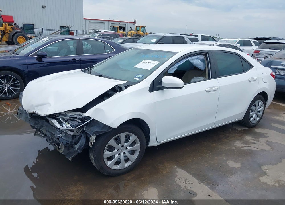 2016 TOYOTA COROLLA LE VIN: 5YFBURHE1GP443906