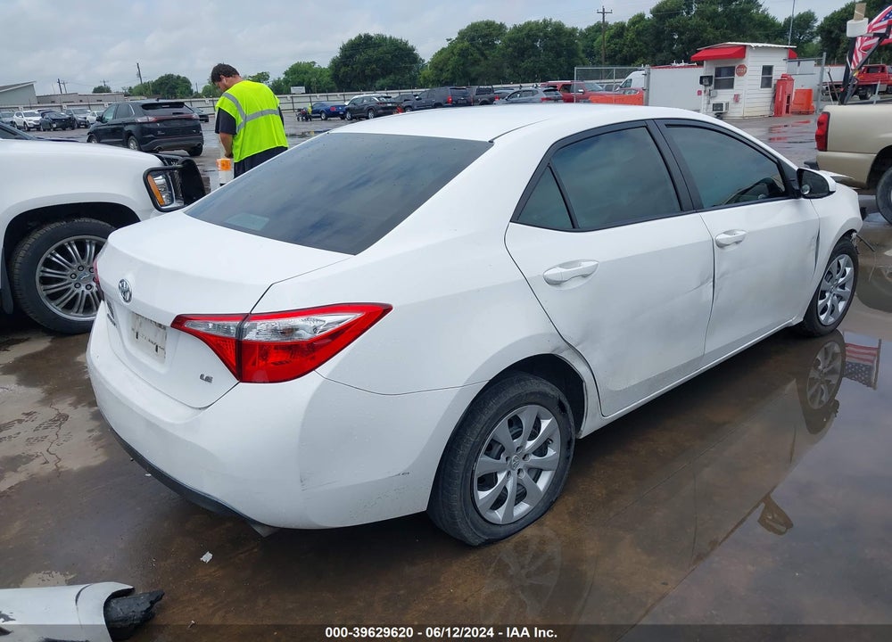 2016 TOYOTA COROLLA LE VIN: 5YFBURHE1GP443906