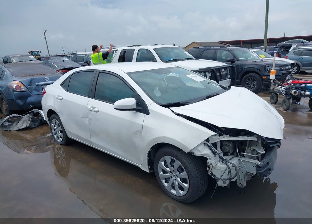 2016 TOYOTA COROLLA LE VIN: 5YFBURHE1GP443906