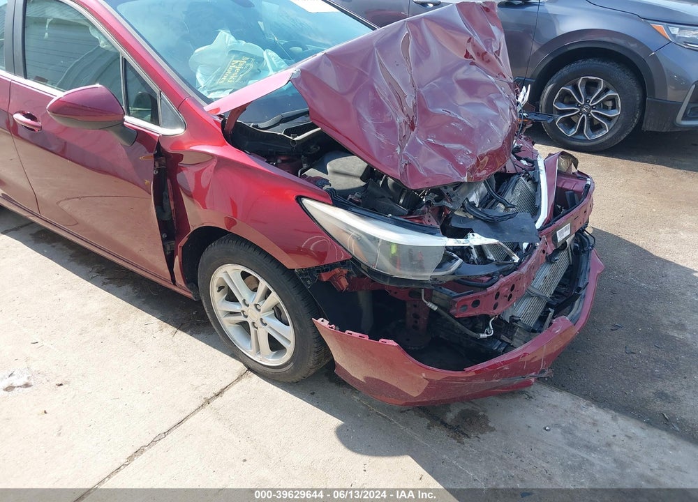 2016 CHEVROLET CRUZE LT AUTO VIN: 1G1BE5SM5G7315989