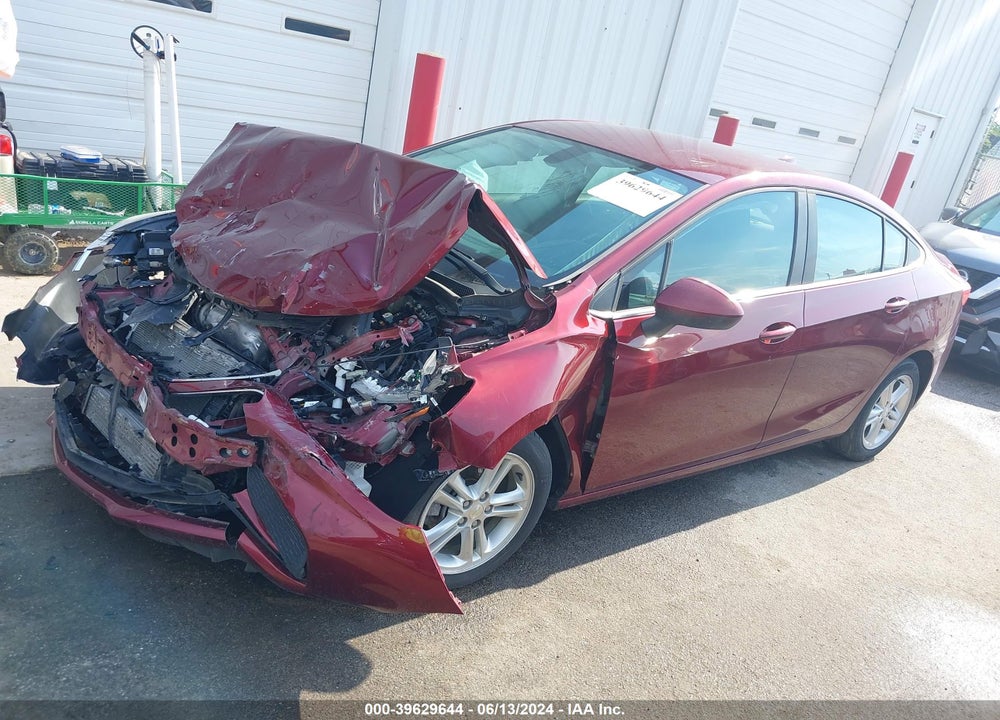 2016 CHEVROLET CRUZE LT AUTO VIN: 1G1BE5SM5G7315989