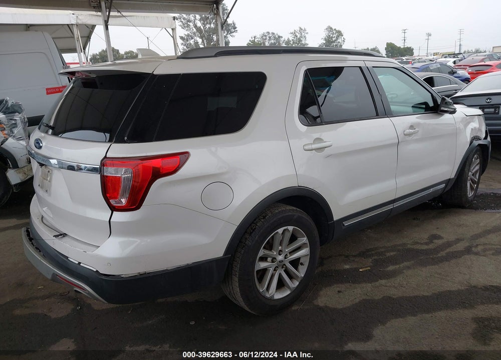 2016 FORD EXPLORER VIN: 1FM5K7D83GGB80306