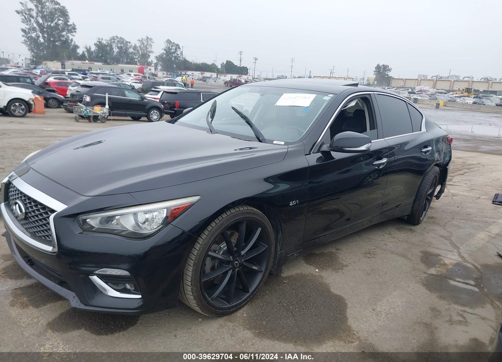 2018 INFINITI Q50 2.0T LUXE VIN: JN1CV7AP9JM240468