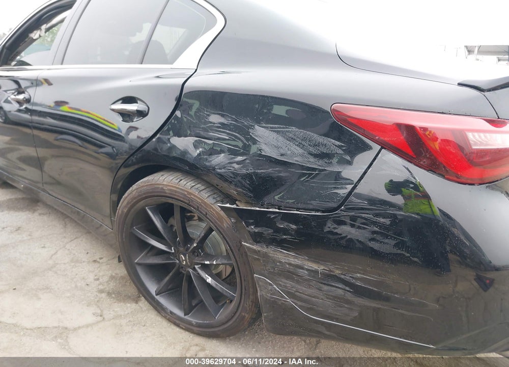 2018 INFINITI Q50 2.0T LUXE VIN: JN1CV7AP9JM240468