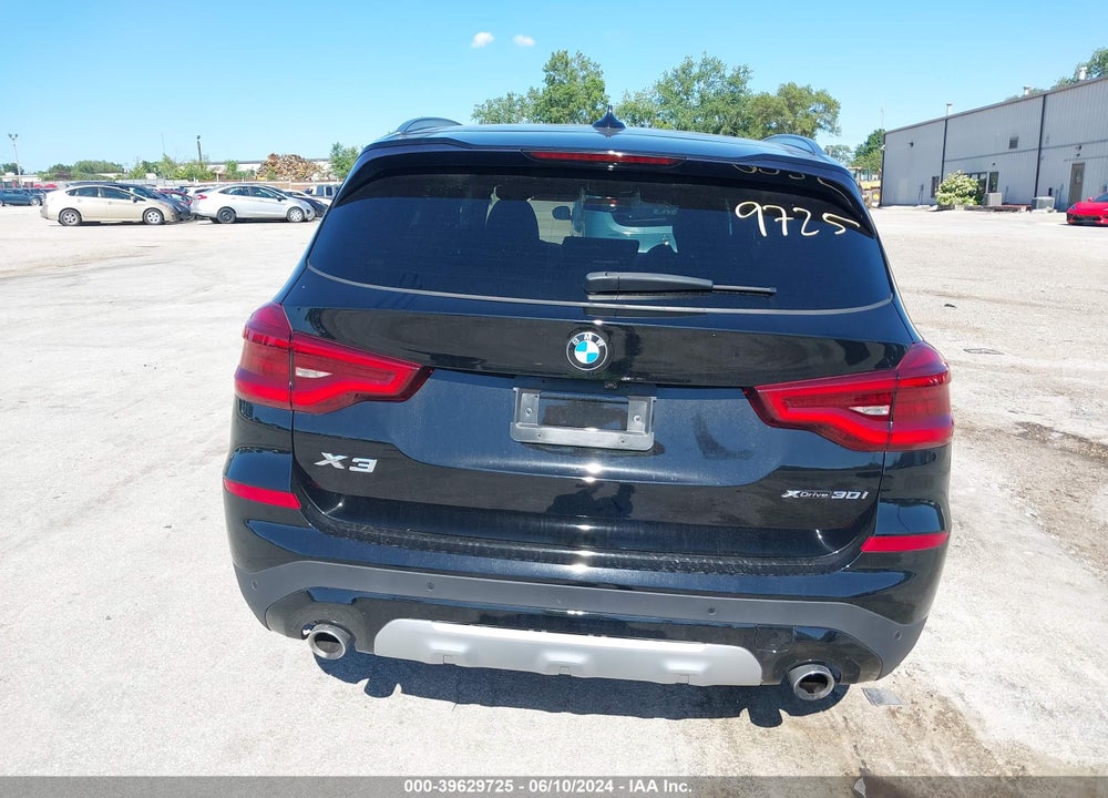 2021 BMW X3 XDRIVE30I VIN: 5UXTY5C02M9D87538