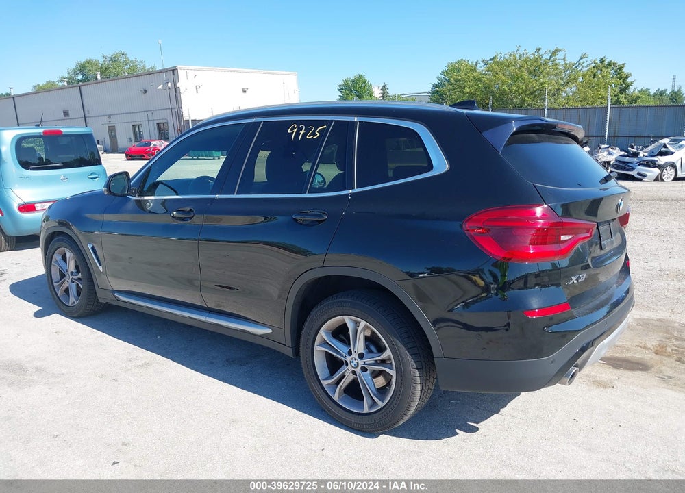 2021 BMW X3 XDRIVE30I VIN: 5UXTY5C02M9D87538