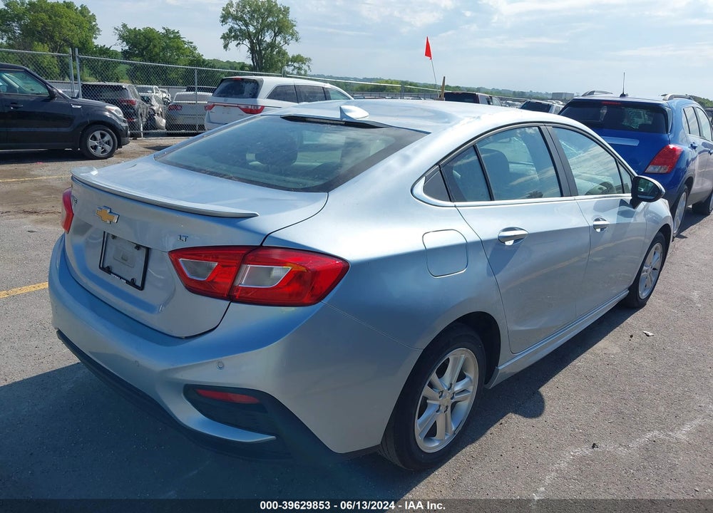 2017 CHEVROLET CRUZE LT AUTO VIN: 1G1BE5SM6H7204160