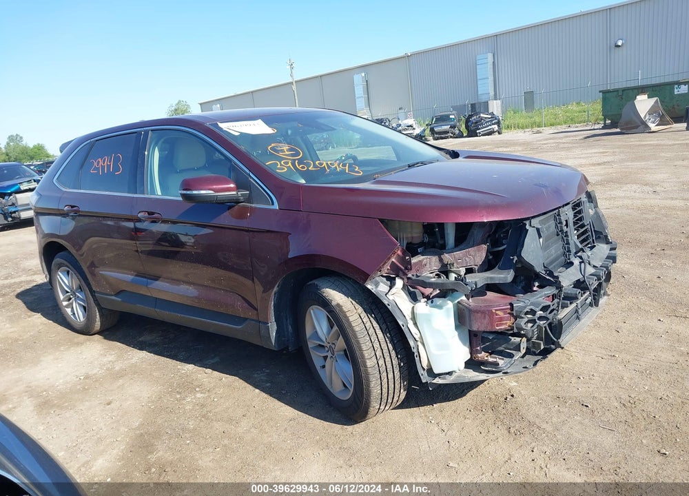 2018 FORD EDGE SEL VIN: 2FMPK4J95JBB31854
