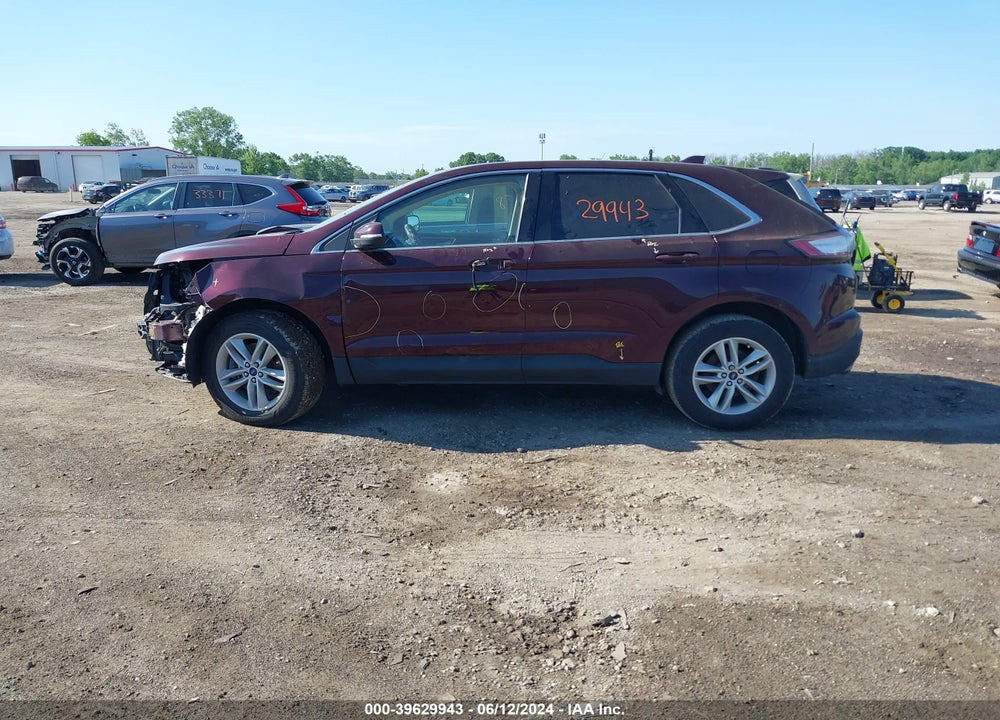 2018 FORD EDGE SEL VIN: 2FMPK4J95JBB31854