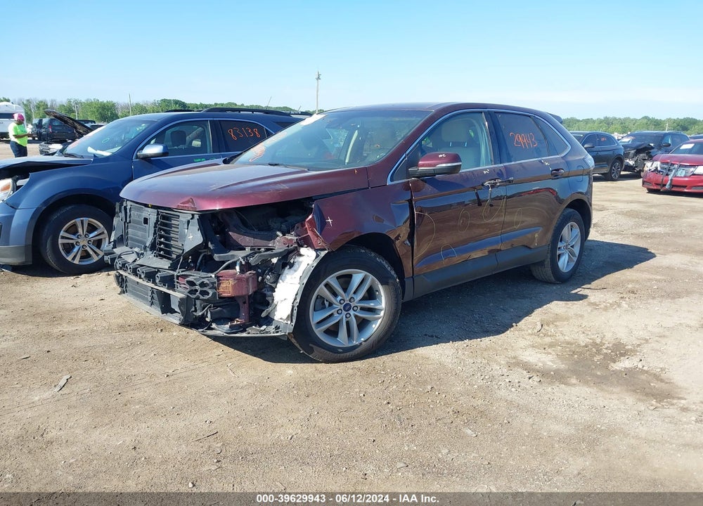 2018 FORD EDGE SEL VIN: 2FMPK4J95JBB31854