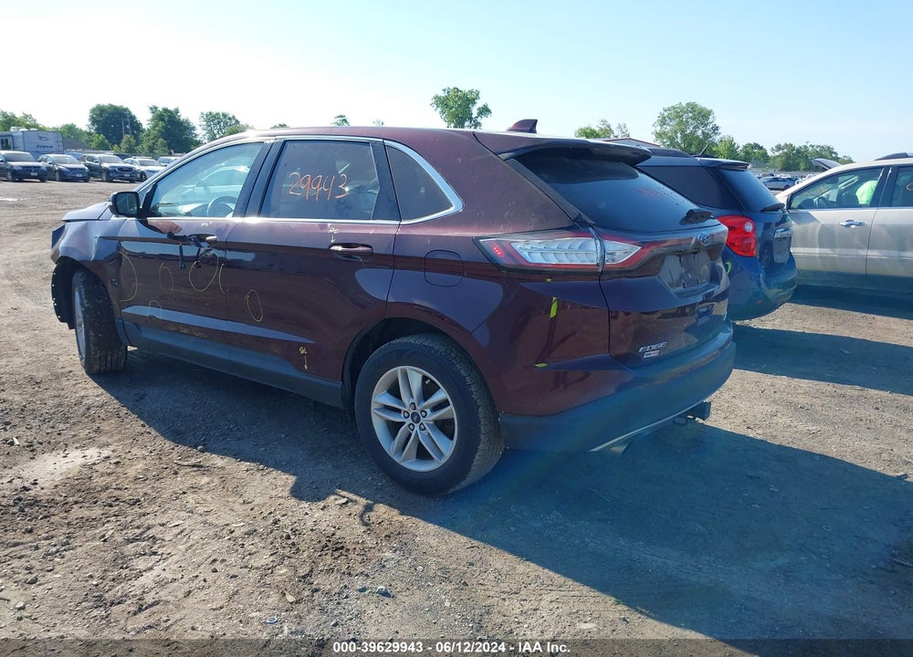 2018 FORD EDGE SEL VIN: 2FMPK4J95JBB31854