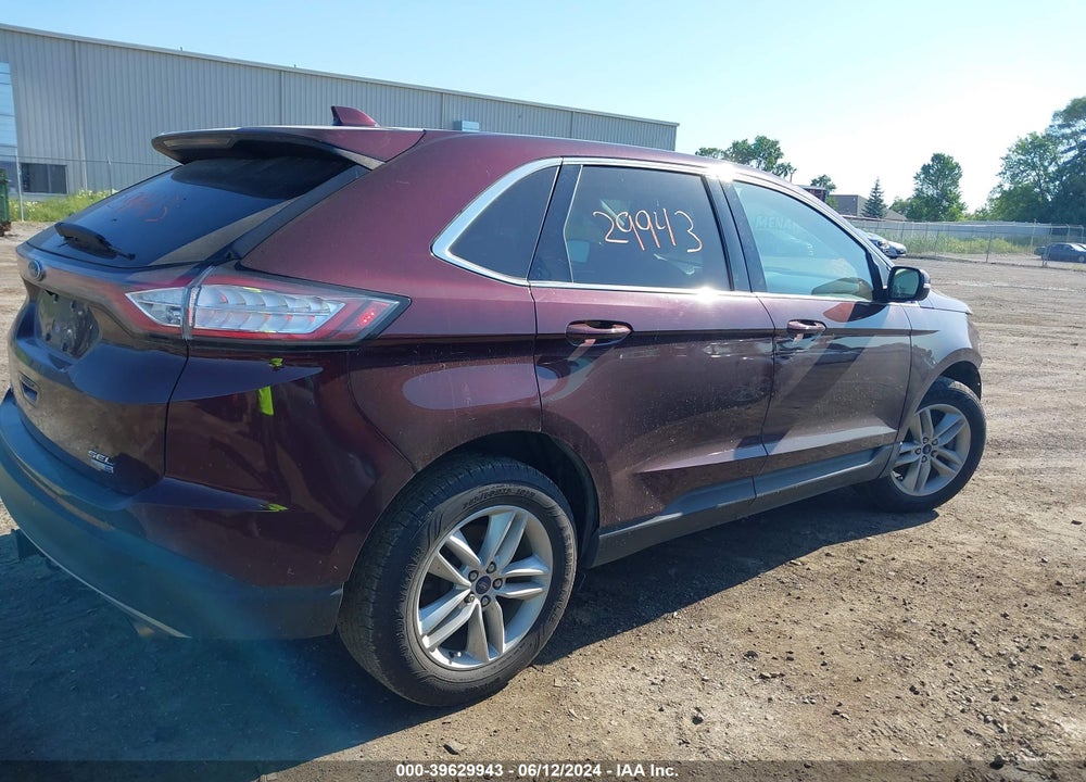 2018 FORD EDGE SEL VIN: 2FMPK4J95JBB31854