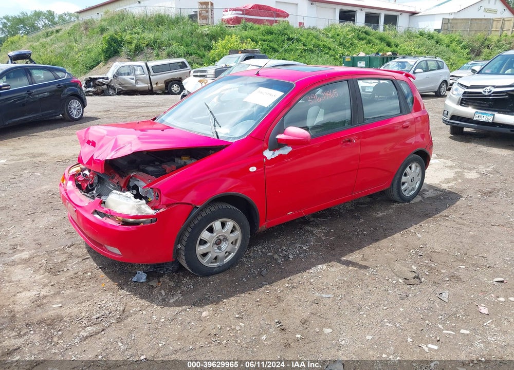 2005 CHEVROLET AVEO LT VIN: KL1TG62645B415158