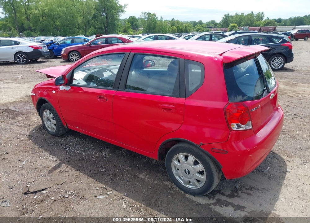 2005 CHEVROLET AVEO LT VIN: KL1TG62645B415158