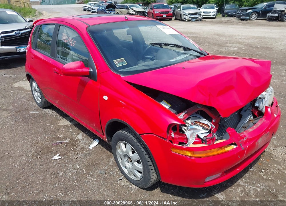 2005 CHEVROLET AVEO LT VIN: KL1TG62645B415158