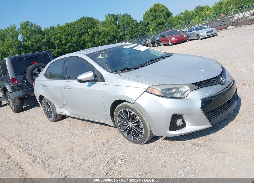 2014 TOYOTA COROLLA S PREMIUM VIN: 2T1BURHE0EC097862