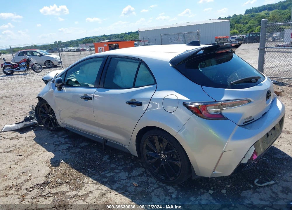 2022 TOYOTA COROLLA SE NIGHTSHADE EDITION VIN: JTND4MBE2N3188592