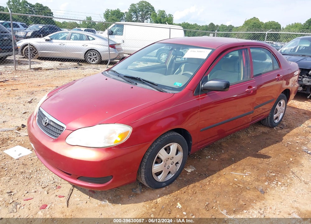 2007 TOYOTA COROLLA CE VIN: 2T1BR32E27C845134