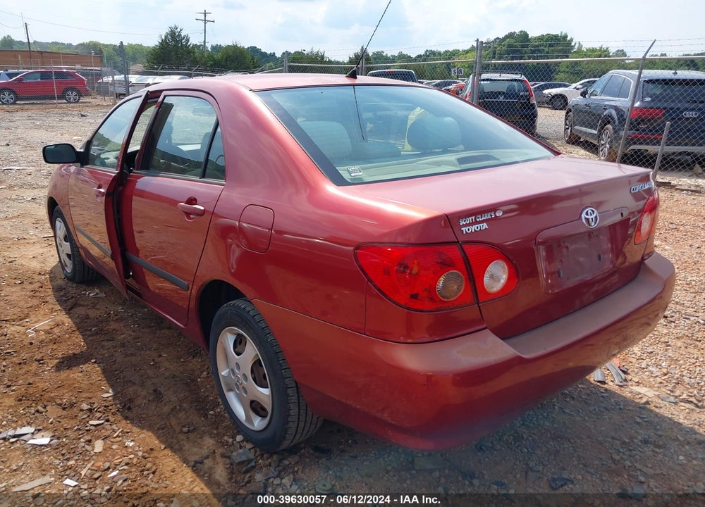 2007 TOYOTA COROLLA CE VIN: 2T1BR32E27C845134