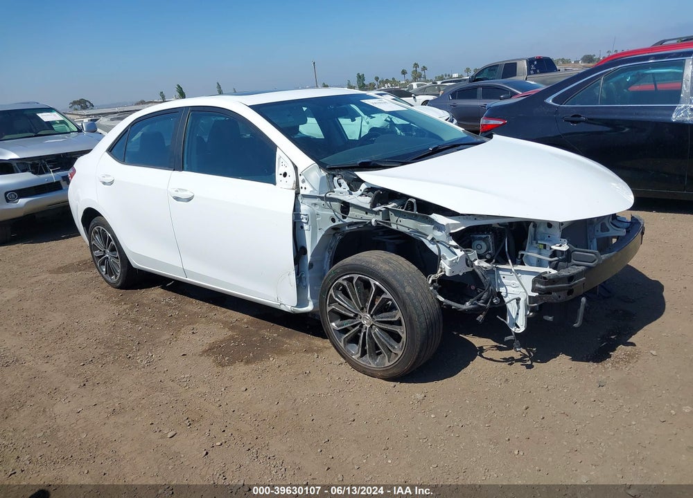 2016 TOYOTA COROLLA S PLUS VIN: 2T1BURHE4GC618634