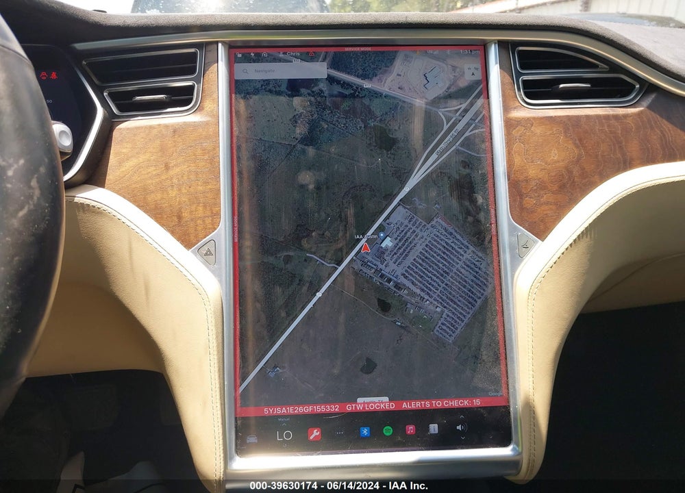 2016 TESLA MODEL S 60D/70D/75D/85D/90D VIN: 5YJSA1E26GF155332