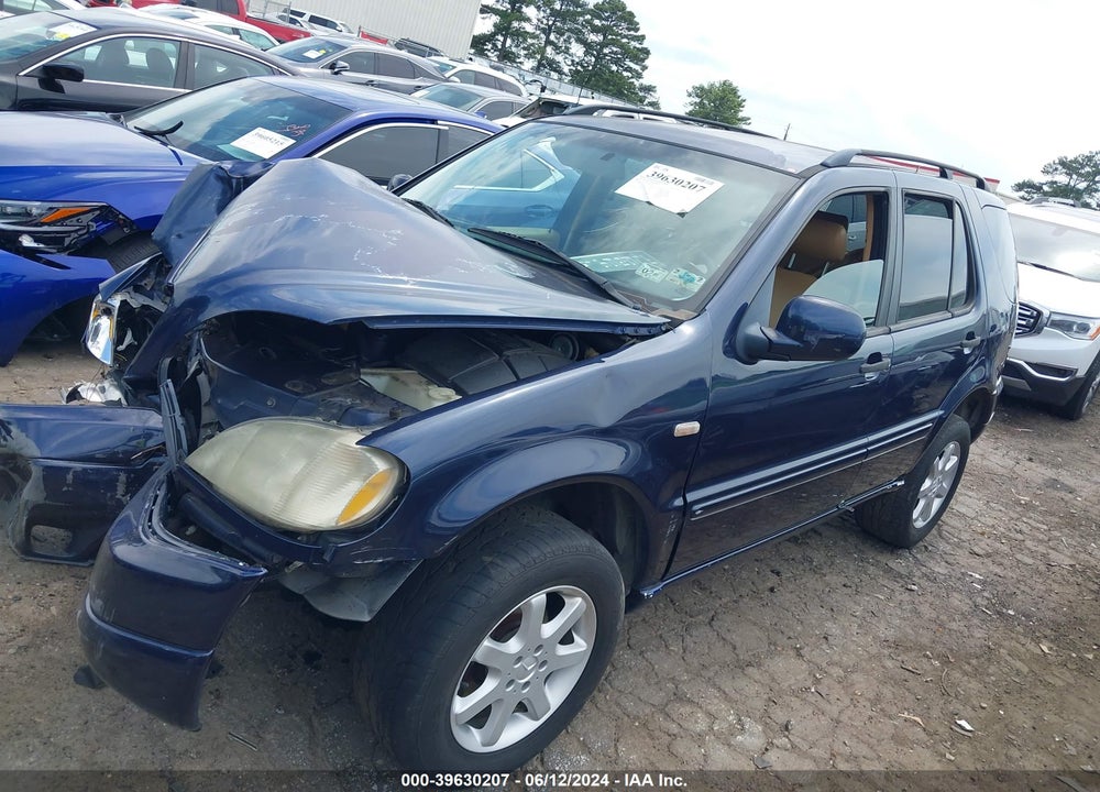 1999 MERCEDES-BENZ ML 430 VIN: 4JGAB72E4XA093928