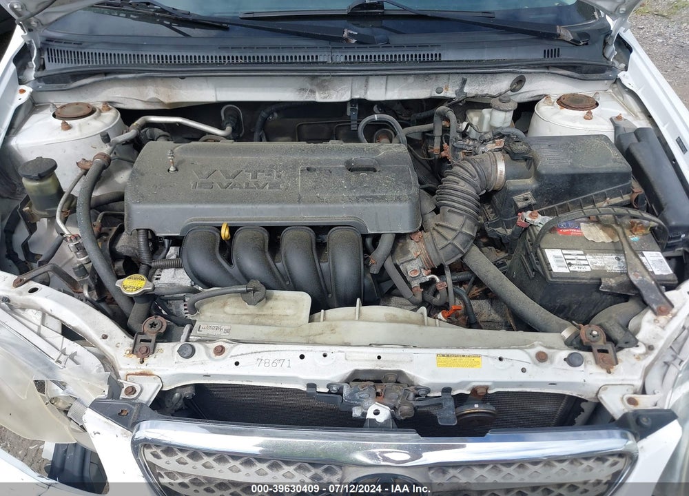 2007 TOYOTA COROLLA S VIN: 2T1BR32E77C843105
