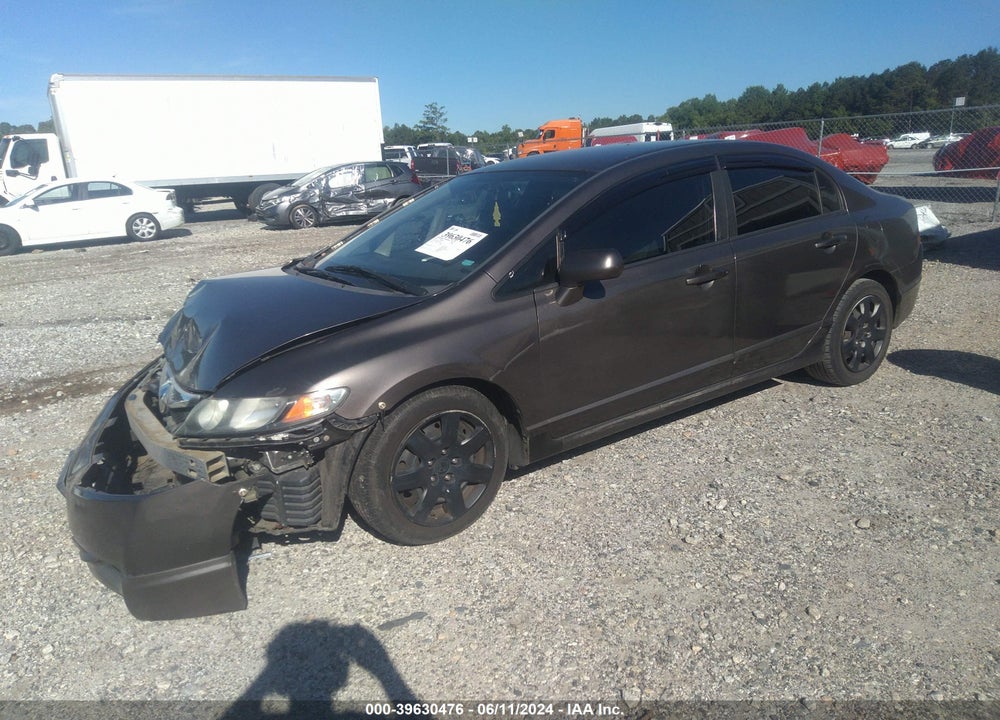 2011 HONDA CIVIC LX VIN: 19XFA1F57BE041624