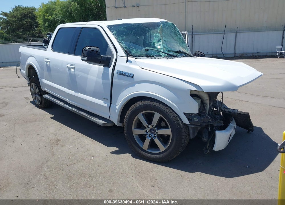 2016 FORD F-150 LARIAT VIN: 1FTEW1EG9GKE74950