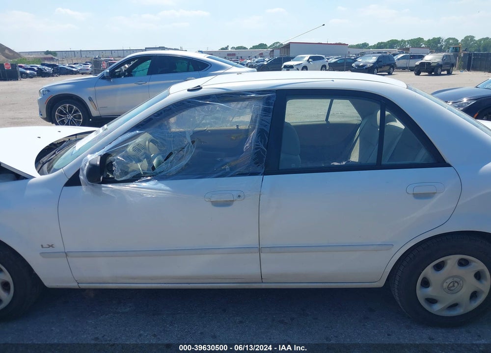 2001 MAZDA PROTEGE DX/LX VIN: JM1BJ222010430886