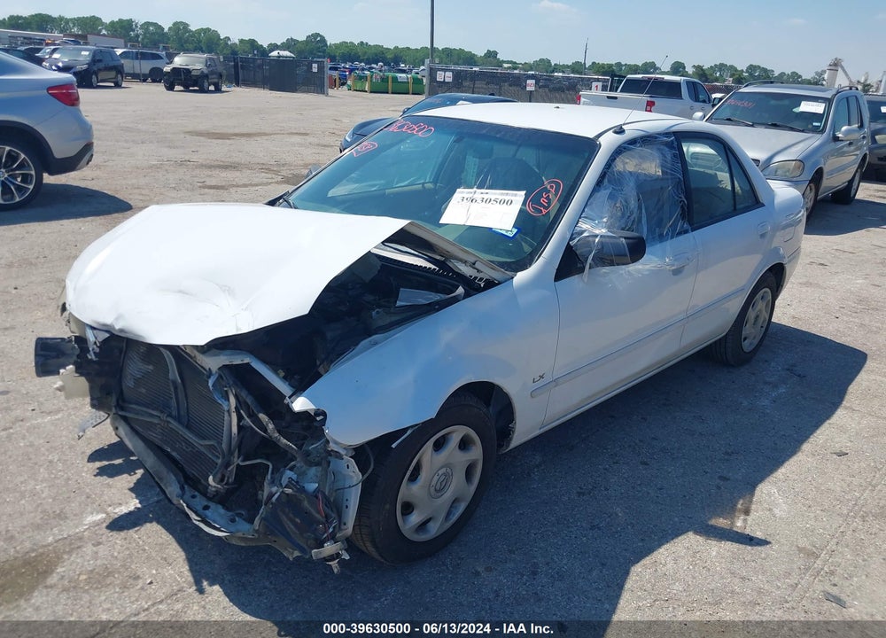 2001 MAZDA PROTEGE DX/LX VIN: JM1BJ222010430886