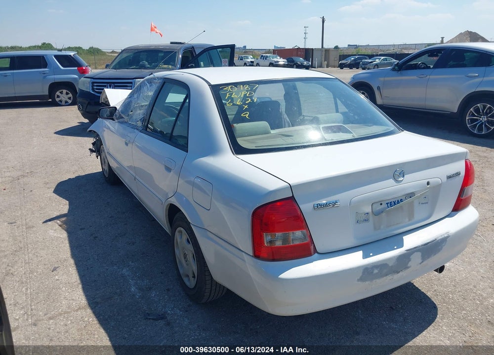 2001 MAZDA PROTEGE DX/LX VIN: JM1BJ222010430886