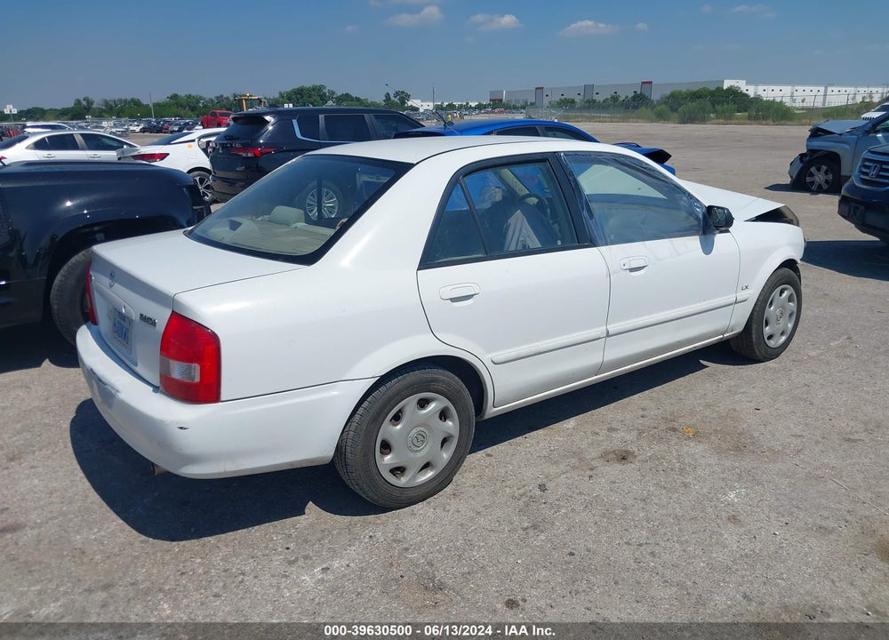 2001 MAZDA PROTEGE DX/LX VIN: JM1BJ222010430886