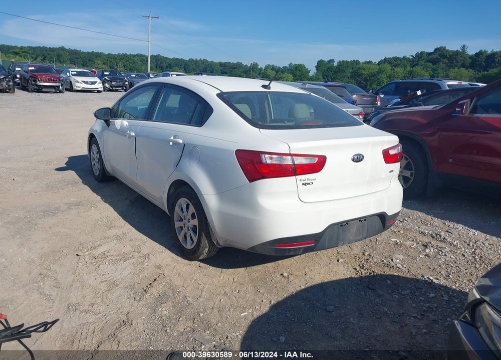 2015 KIA RIO LX VIN: KNADM4A31F6515758