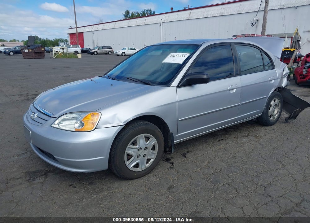 2003 HONDA CIVIC LX VIN: JHMES16543S000390
