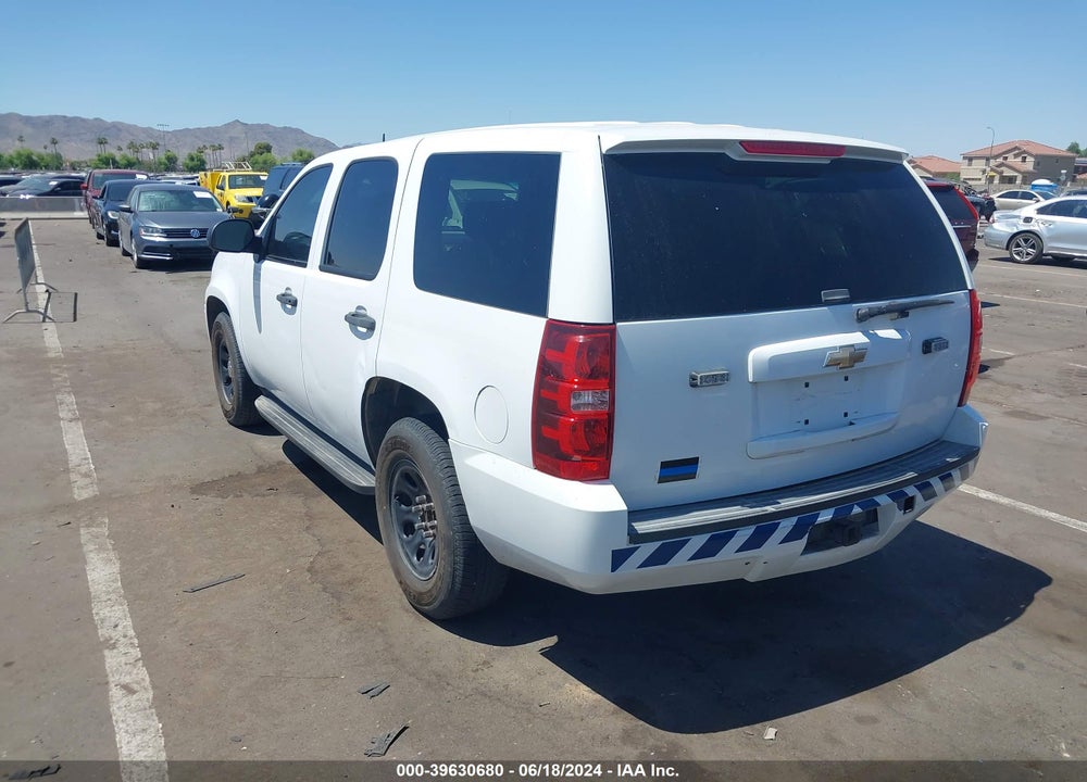 2009 CHEVROLET TAHOE POLICE VIN: 1GNEC03089R276306