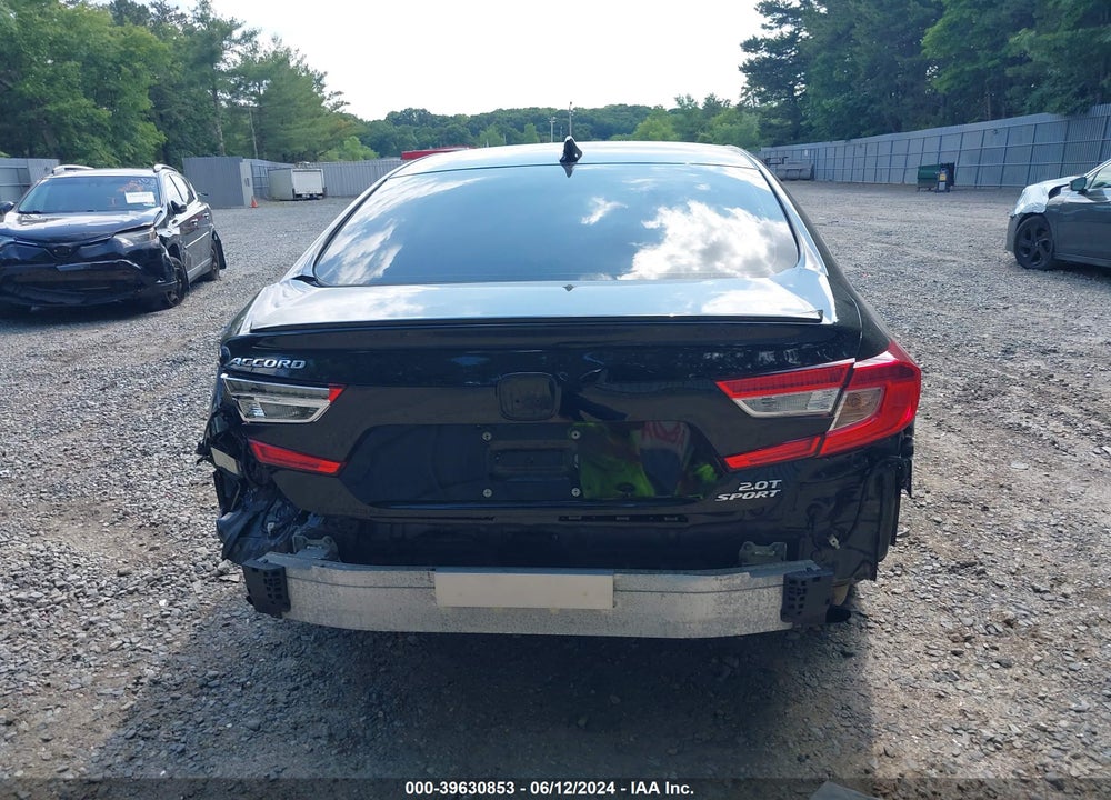 2022 HONDA ACCORD SPORT 2.0T VIN: 1HGCV2F30NA023843