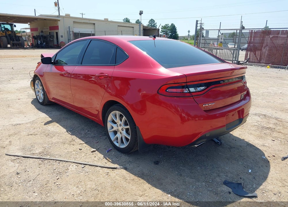 2013 DODGE DART SXT VIN: 1C3CDFBA7DD343109
