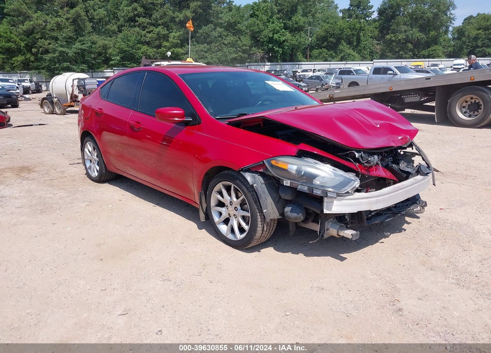 2013 DODGE DART SXT VIN: 1C3CDFBA7DD343109
