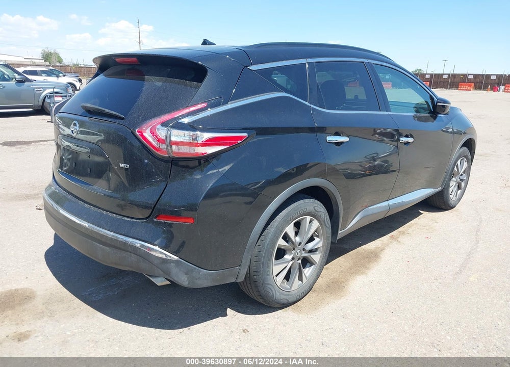 2015 NISSAN MURANO SV VIN: 5N1AZ2MG1FN266910