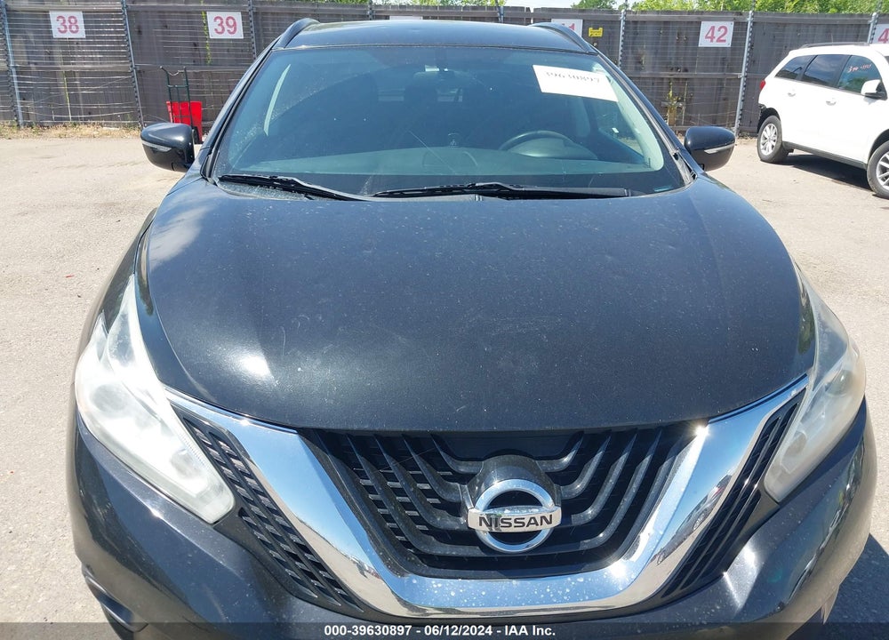 2015 NISSAN MURANO SV VIN: 5N1AZ2MG1FN266910