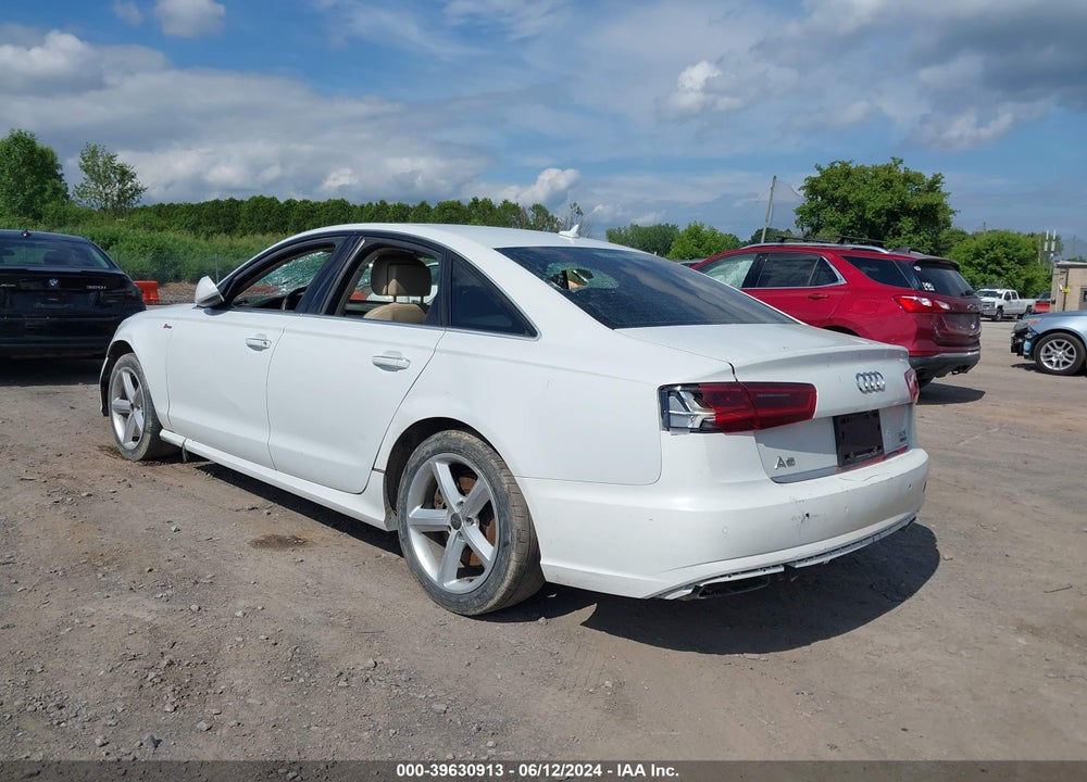2016 AUDI A6 3.0T PREMIUM PLUS VIN: WAUHGAFC7GN112021